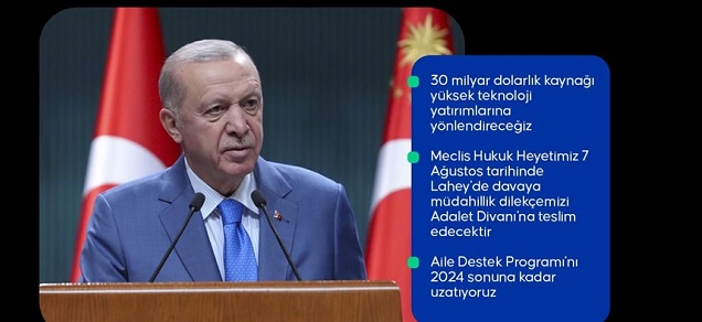 Kabine Toplantısı sonrası açıklamalar
