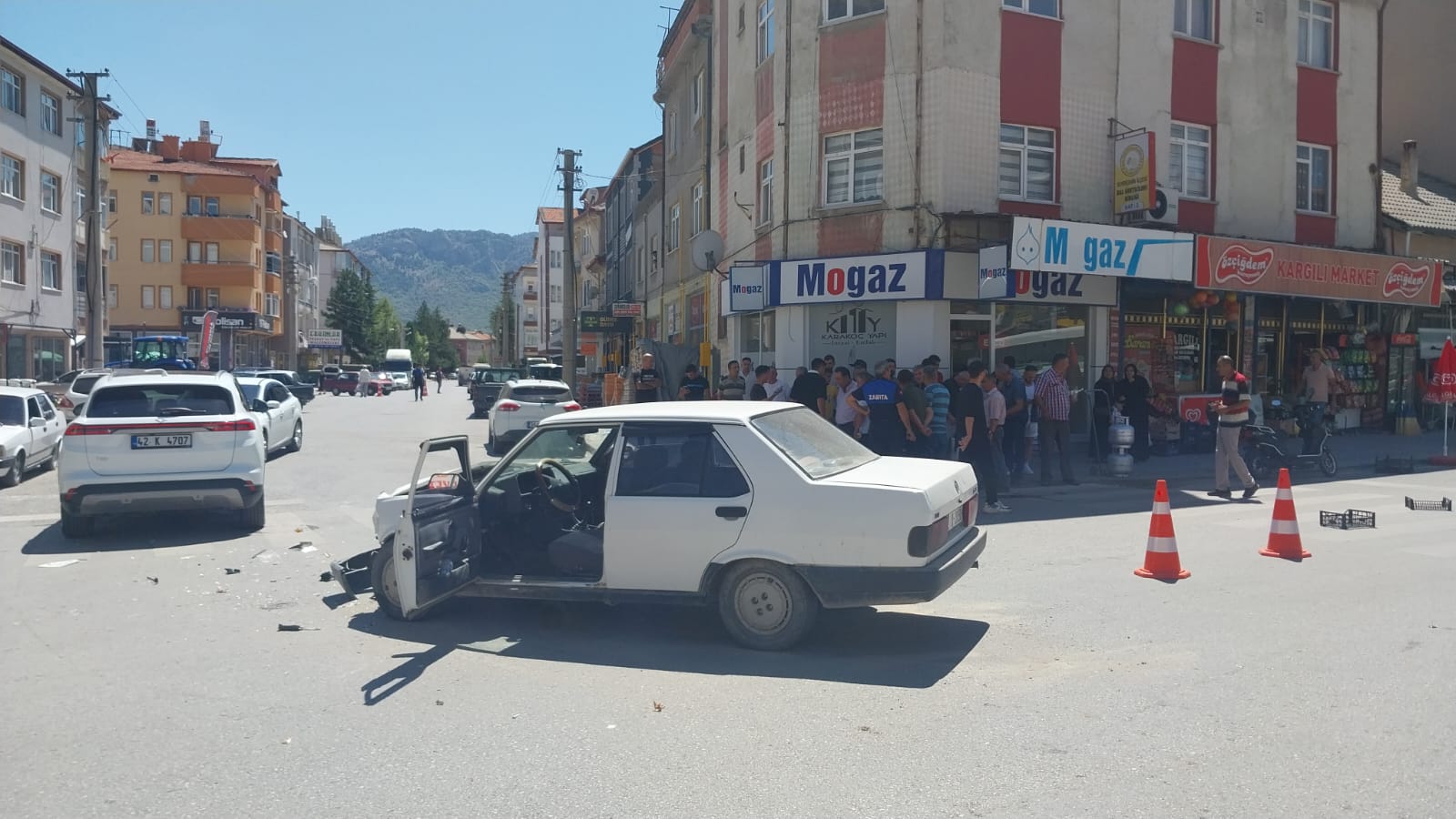 Seydişehir de trafik kazası