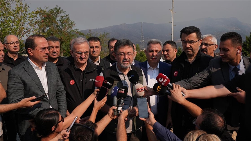 Bakanı İbrahim Yumaklı: 6 aktif yangın devam ediyor