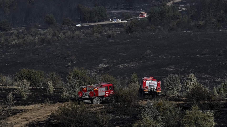 Kızılcahamam da çıkan yangın kontrol altında