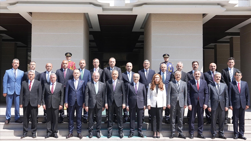 Yerlikaya emniyet müdürlerini kabul etti