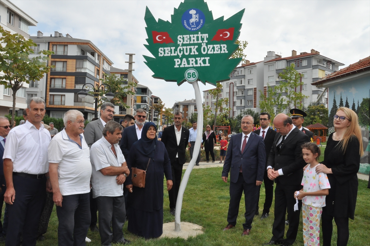 Şehidin ismi parka verildi