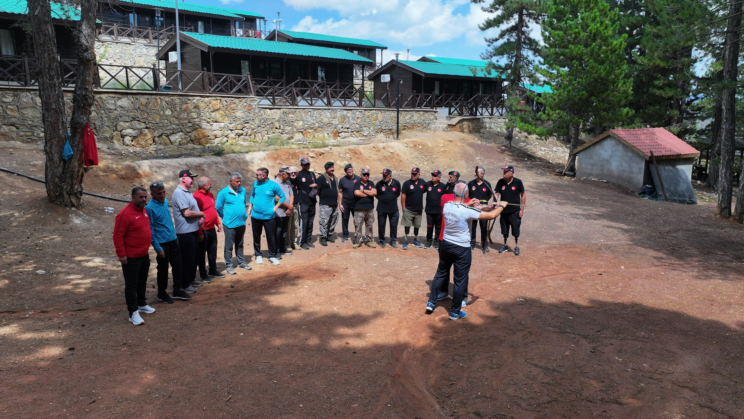 Gazilere özel kamp düzenlendi