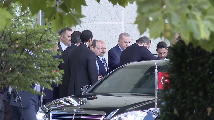 Mısır Cumhurbaşkanı Sisi Ankara'da