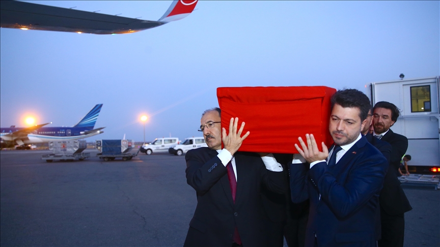 Eygi'nin cenazesi Türkiye'ye getirildi
