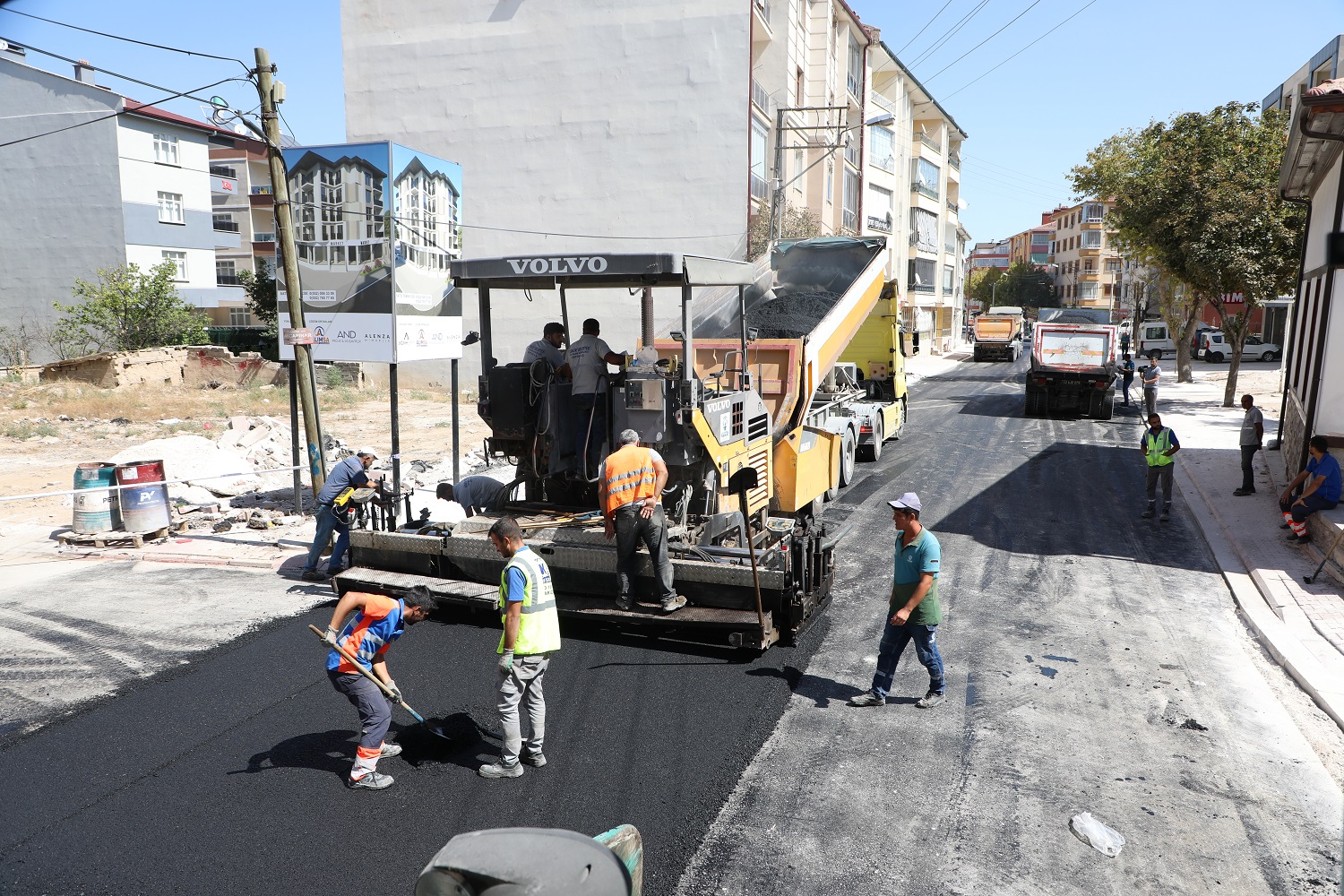 Karatay'da asfalt çalışmaları