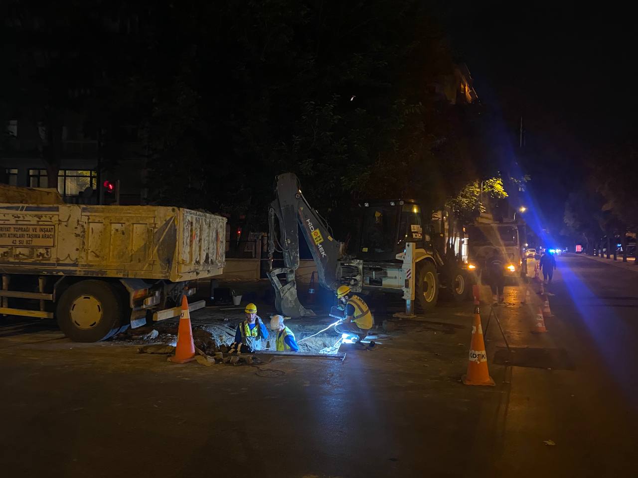 KOSKİ altyapı çalışmalarını sürdürüyor