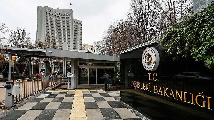 Dışişleri Bakanlığı’ndan kınama