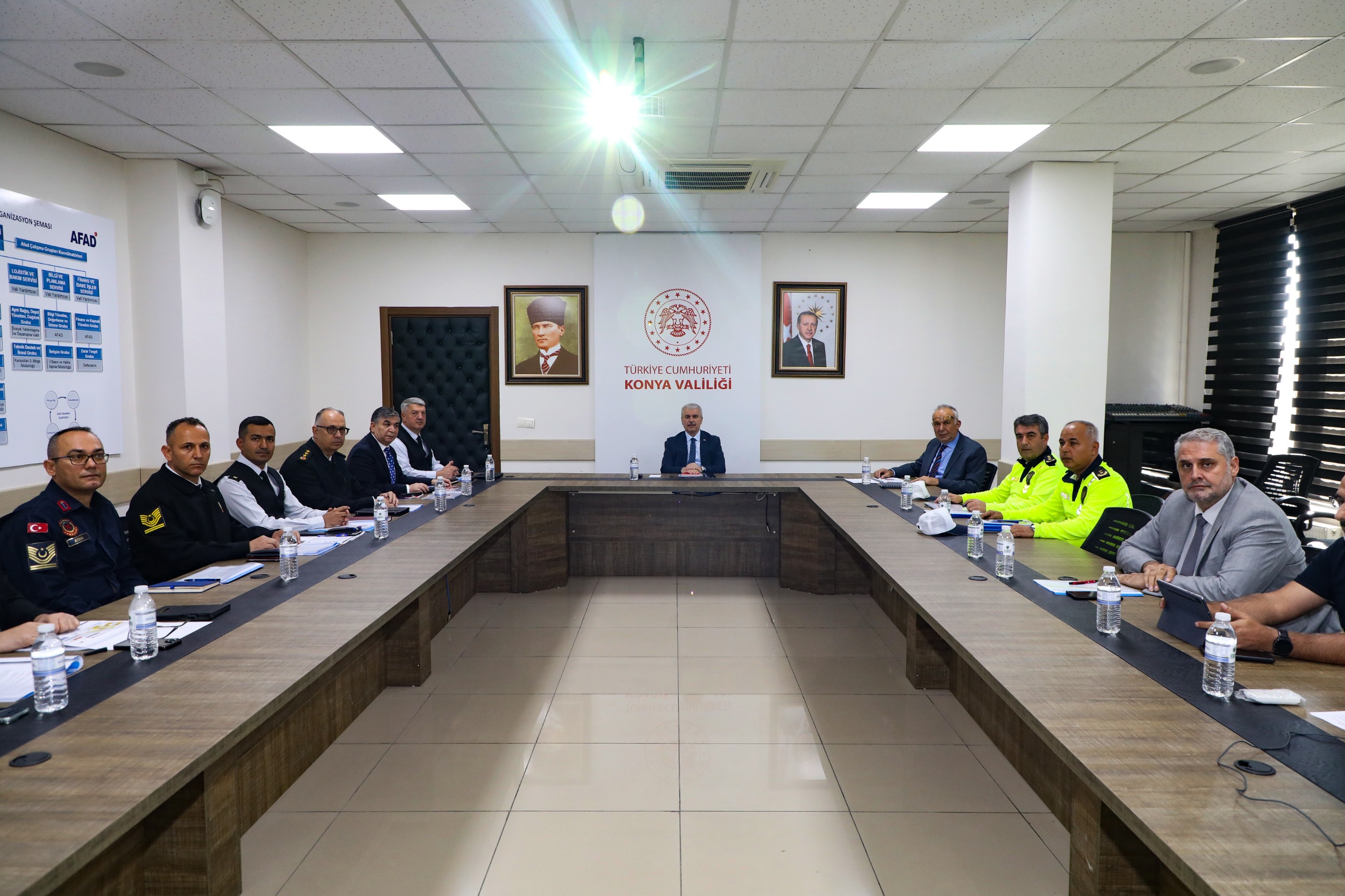 Konya'da trafik güvenliği toplantısı
