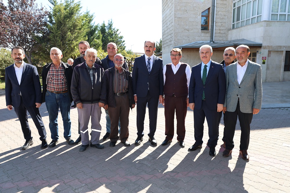 Sanayide vatandaşlarla buluştular