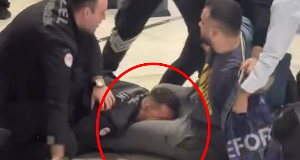 Güvenlik görevlisi tartıştığı vatandaşın bacağını ısırdı