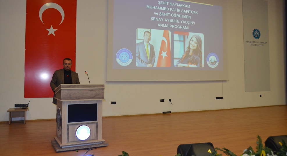 Şehit kahramanlar NEÜ'de anıldı