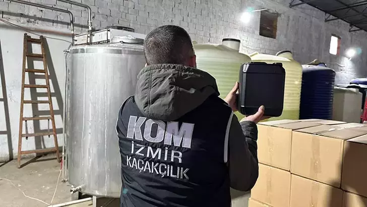 28 ton etil alkol ele geçirildi