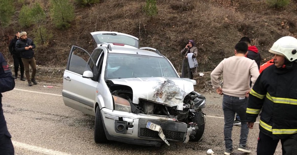 Şehidin cenaze konvoyunda kaza; 6 yaralı