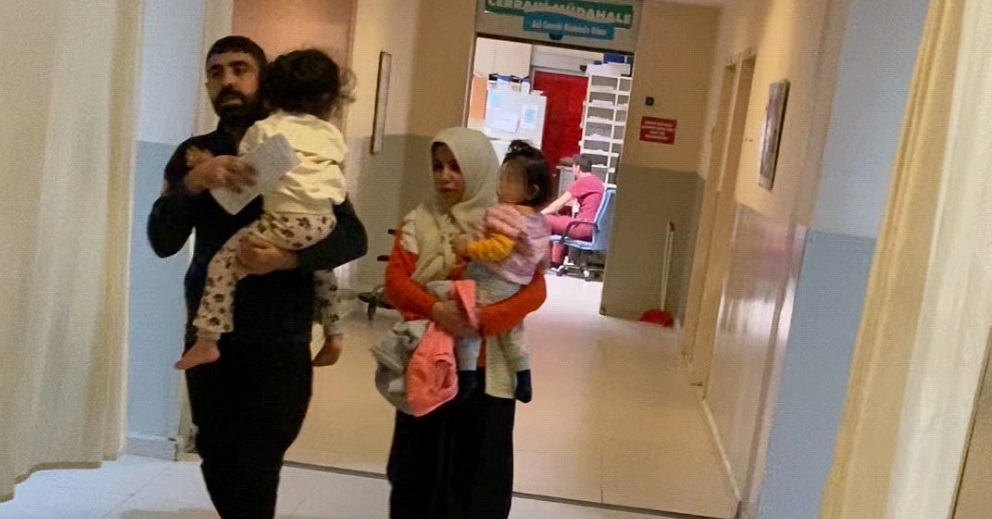 Yanlışlıkla çamaşır suyu içtiler