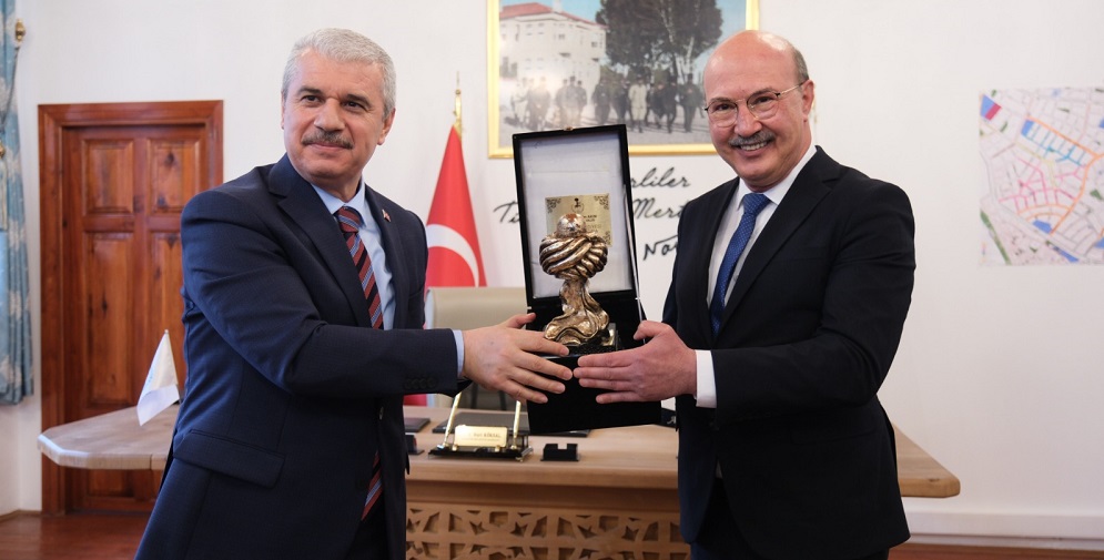 Konya Valisi Başkan Köksal'ı ziyaret etti