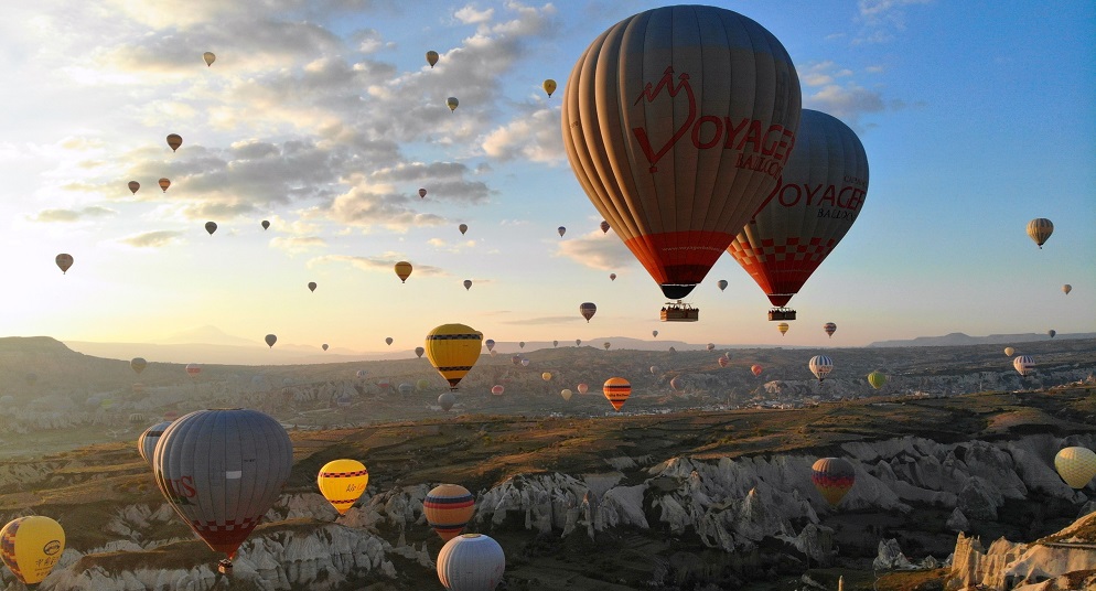 Balon turizminde yolcu rekoru kırıldı