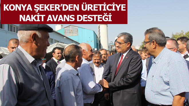"Konya Şeker'de gündem, üreticidir, üretimdir"