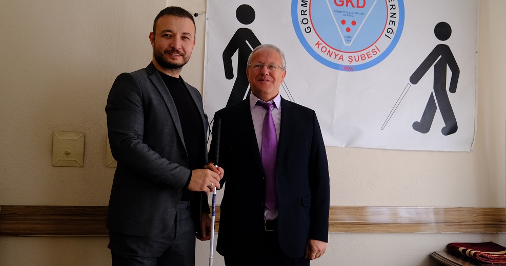 Görme engelli derneklerine ziyaret