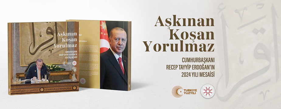 Cumhurbaşkanı Erdoğan'ın 2024 mesaisi kitaplaştırıldı
