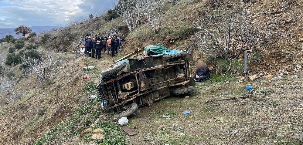 Tarım işçilerini taşıyan cip uçuruma yuvarlandı