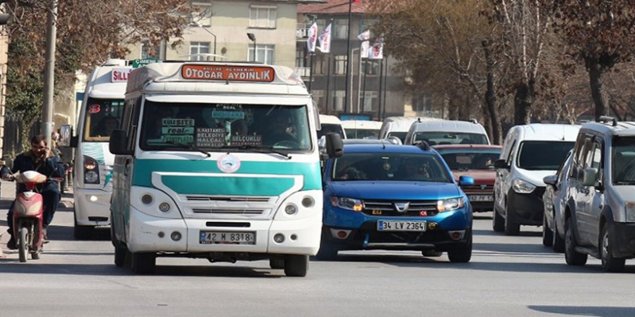 Ulaşım zammından Konya da nasibini aldı