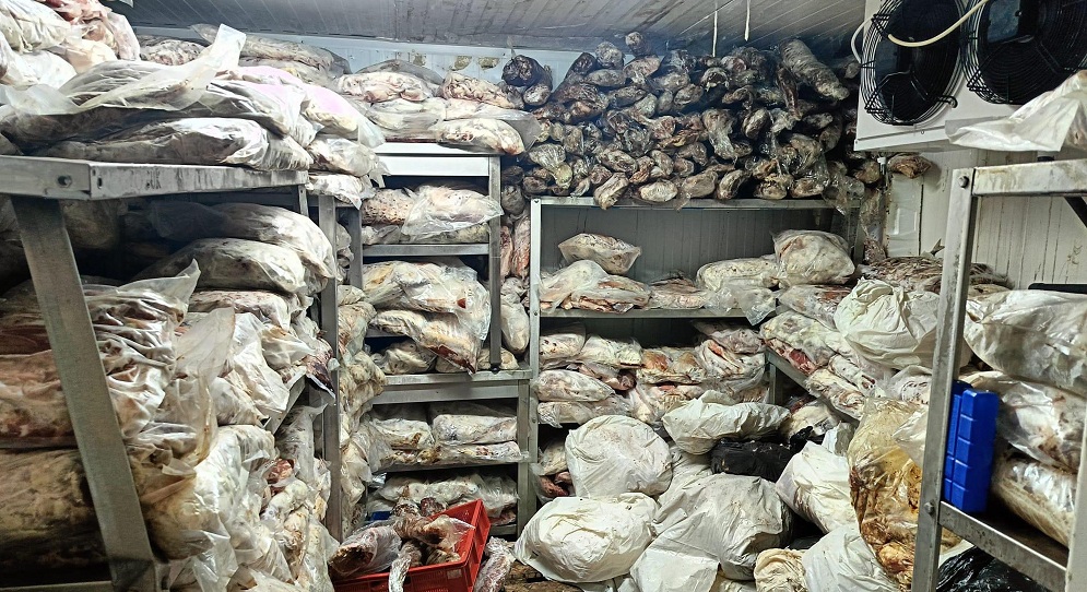 3,8 ton bozuk et ve balık ele geçirildi