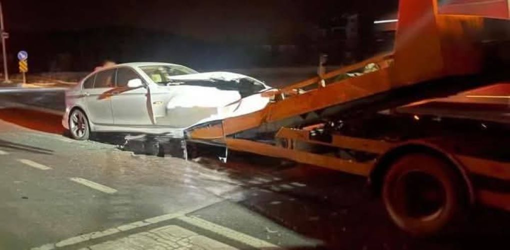 İlçe Belediye Başkanı kaza yaptı