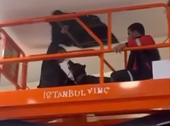 Havalandırma boşluklarında hırsız aradılar