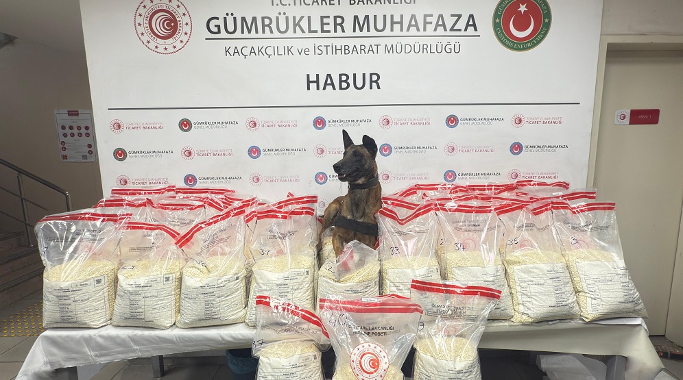 Sınırda 370 kilo captagon ele geçirildi