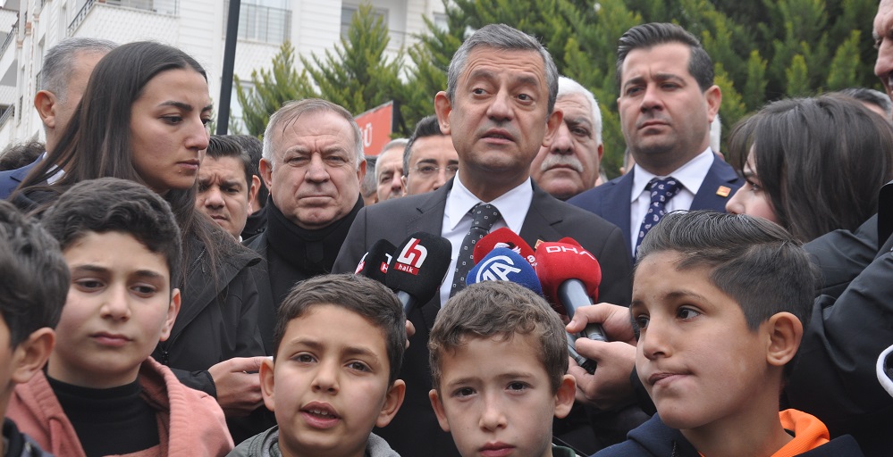CHP Genel Başkanı Özgür Özel Hatay'da
