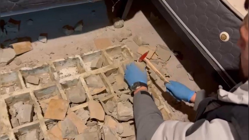 Beton kalıplarında uyuşturucu ticareti