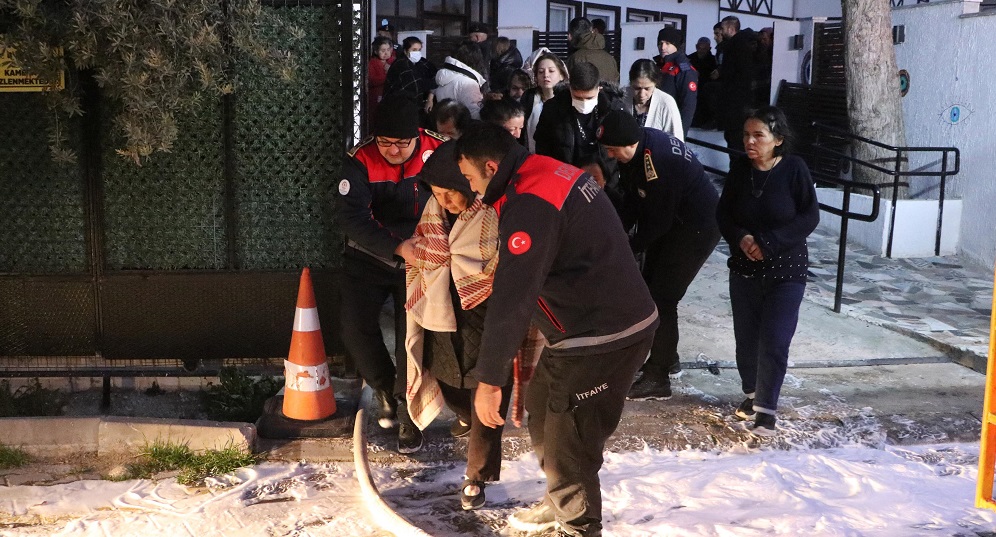 Denizli'de engelli bakım merkezinde yangın