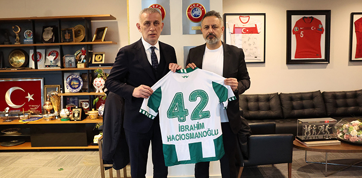 Korkmaz TFF Başkanı'nı ziyaret etti