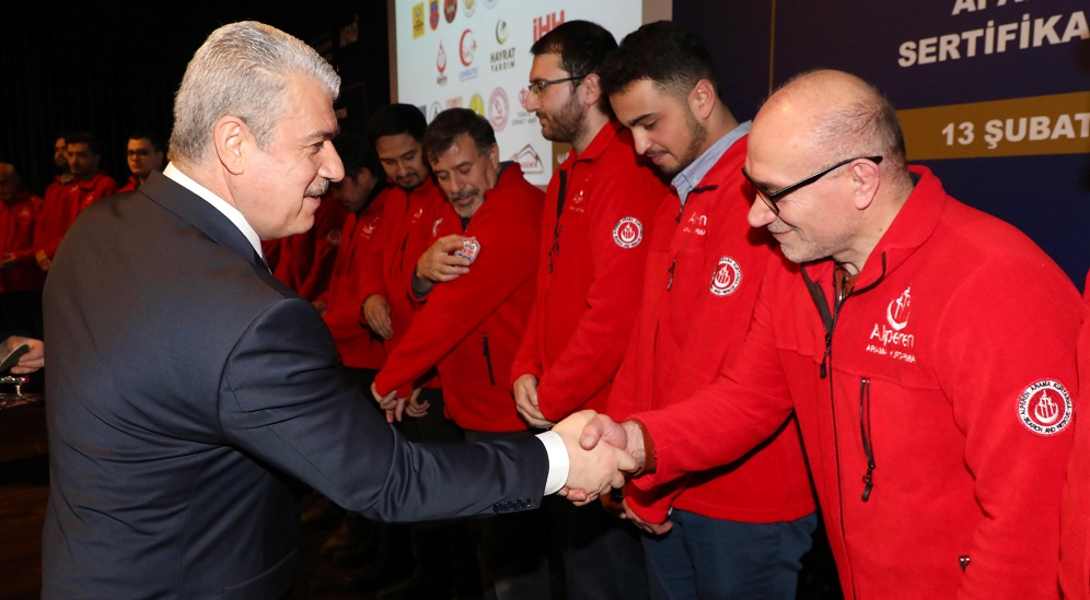 ALPAR AFAD Akreditasyon Belgesini aldı