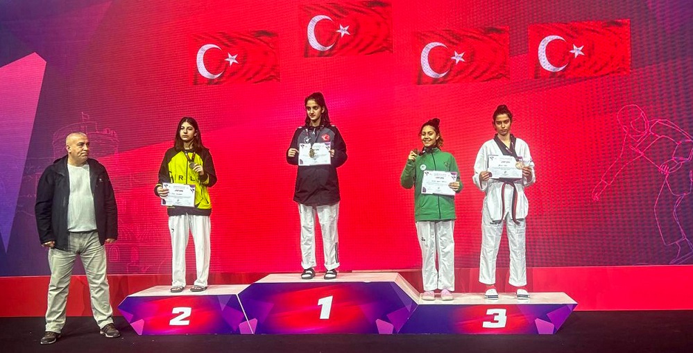Melek Yağmur Ergün turnuvada 3.oldu