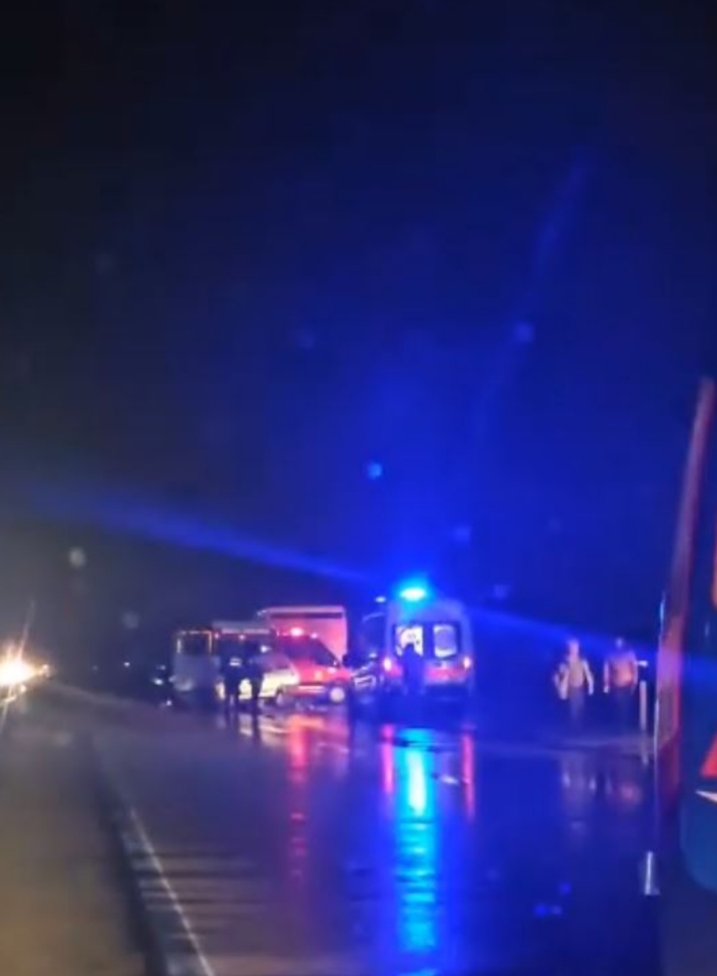 Konya'da kaza karayolu trafiğe kapatıldı
