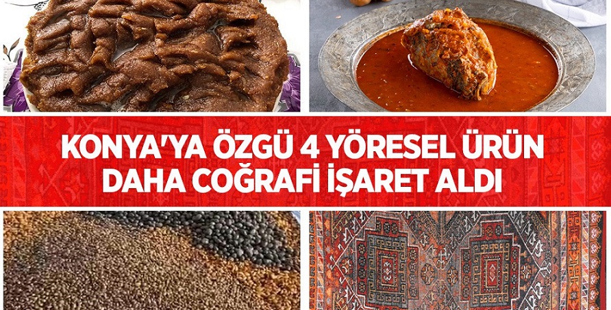 4 yöresel ürün daha coğrafi işaret aldı