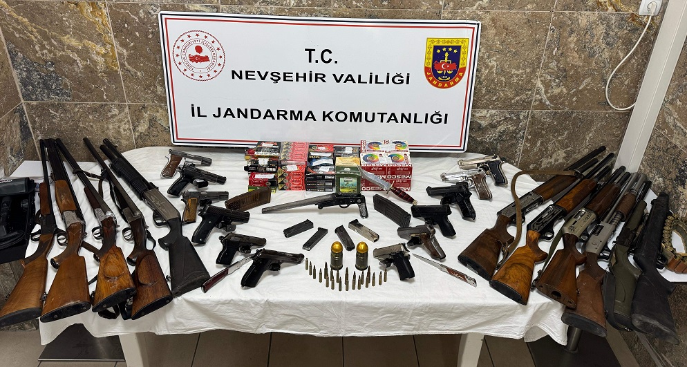 Nevşehir'de yasa dışı silah ticareti operasyonu