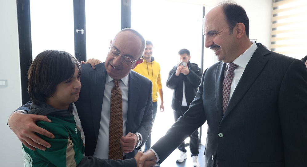 Başkanlar Down sendromlu çocuklarla buluştu