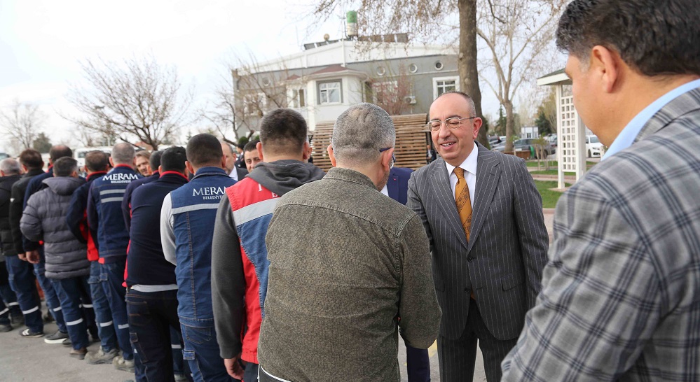 Meram Belediyesi'nde erken bayramlaşma