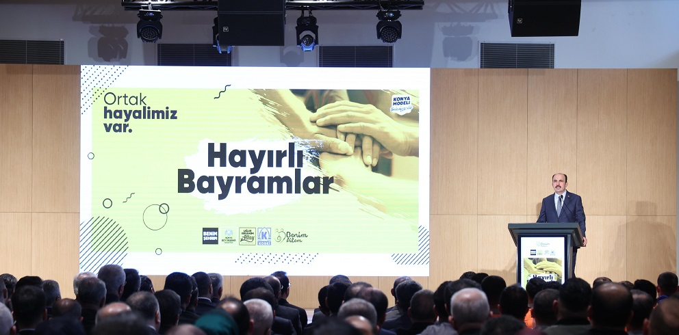 Konya Büyükşehir Belediyesi'nde bayramlaşma