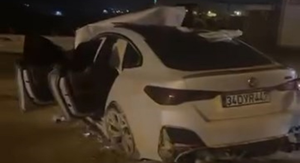 Otomobil şarampole yuvarlandı; 1 ölü, 3 yaralı