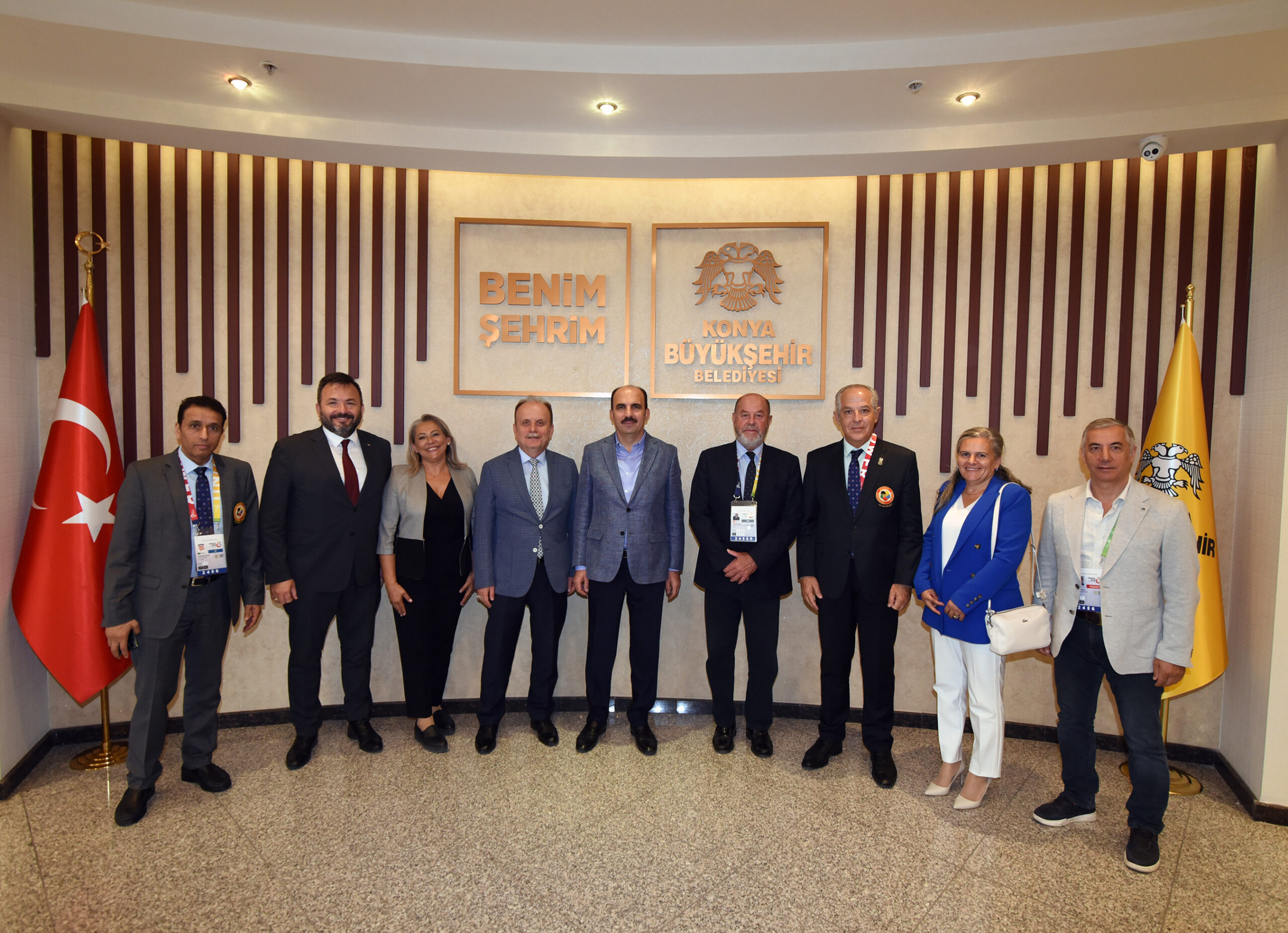 Dünya Karate Federasyonu Başkanı,  Altay’la buluştu