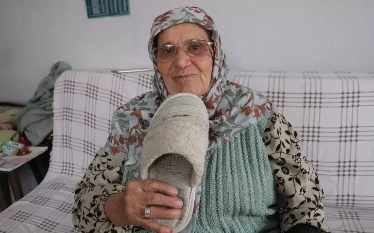 'Anne terliği' silah sayıldı