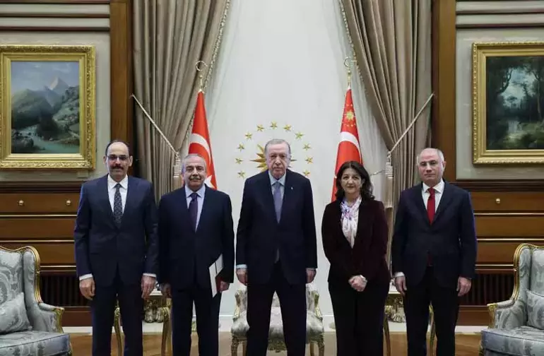 Cumhurbaşkanı Erdoğan, DEM Parti heyetini kabul etti