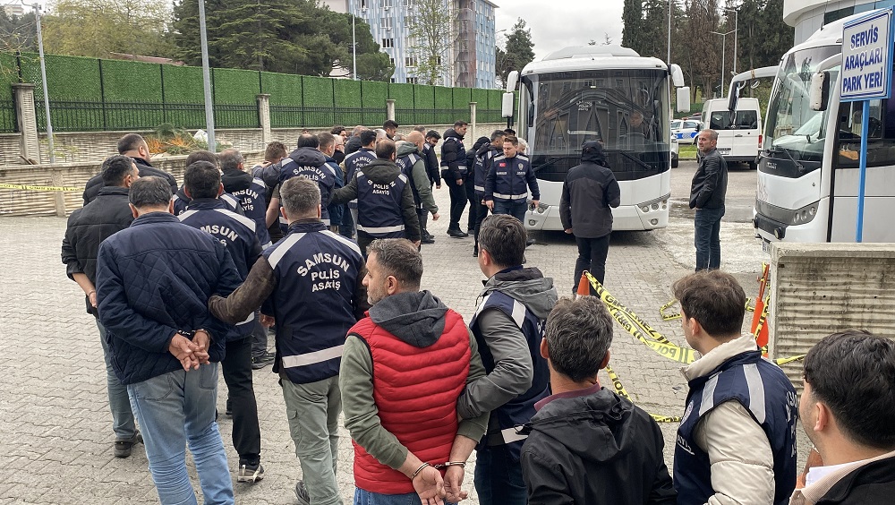 ‘Change’ operasyonunda 30 şüpheli adliyede
