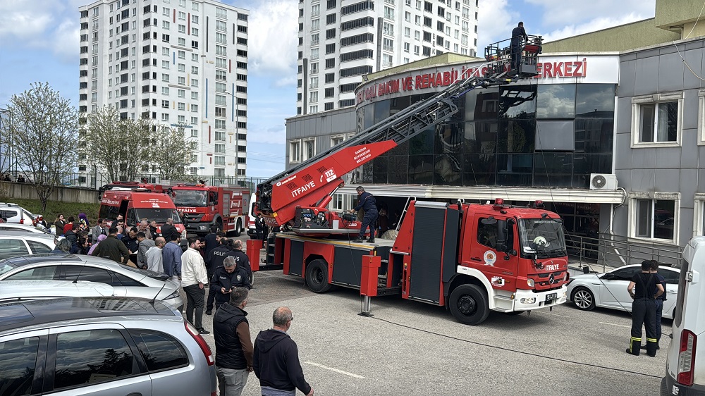 Samsun’da huzurevinde yangın