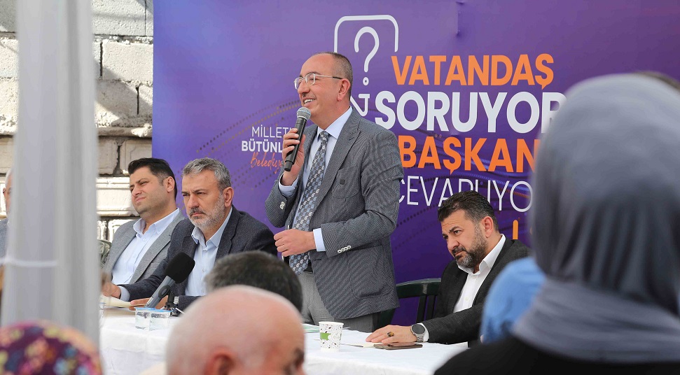 Vatandaş sordu Başkan cevapladı