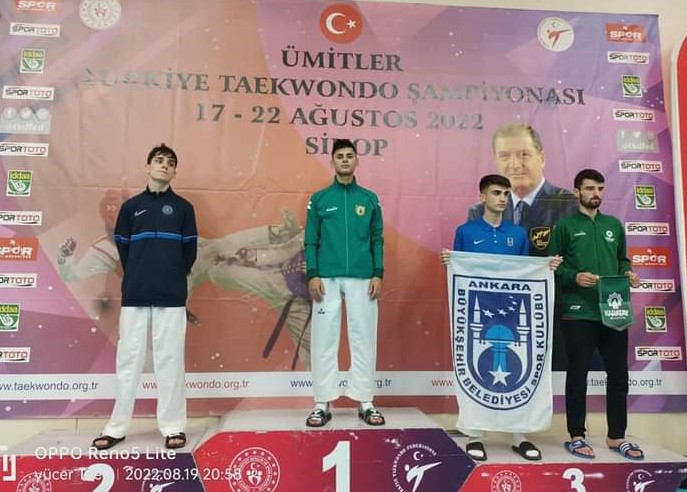 Karataylı taekwondocu Türkiye 3.sü oldu